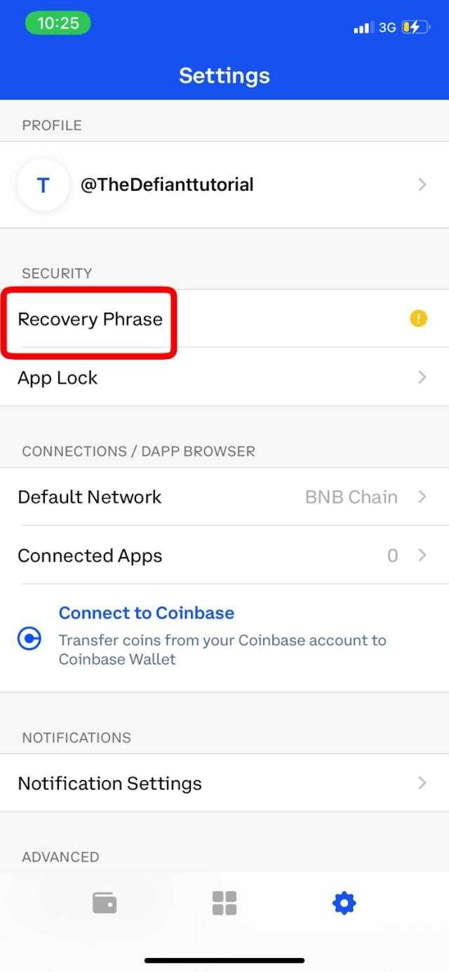 Step 2: Connect to Coinbase