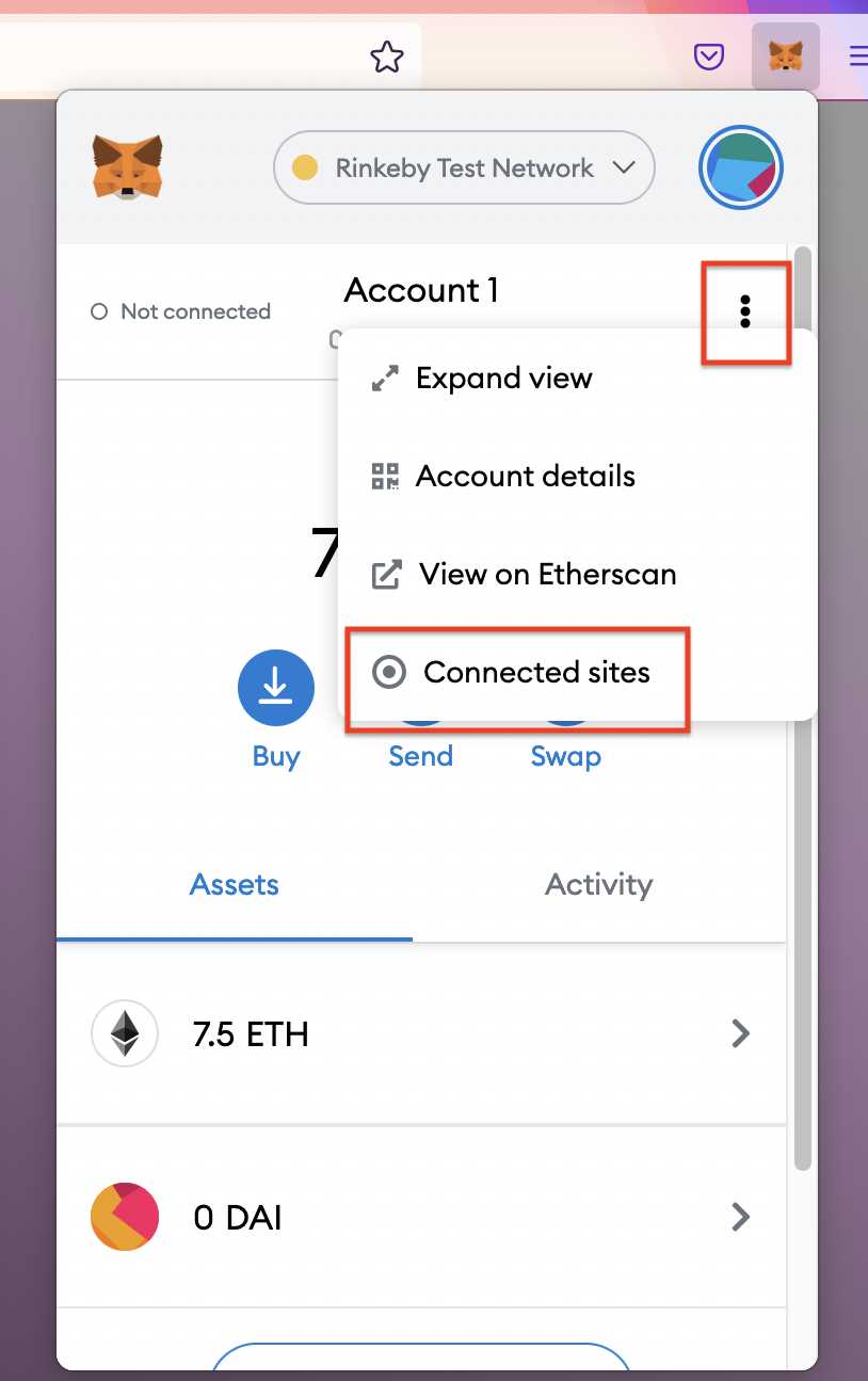 Setting Up Metamask for the Rinkeby Network