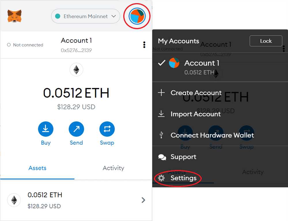 Step 2: Create a New Wallet or Import an Existing One