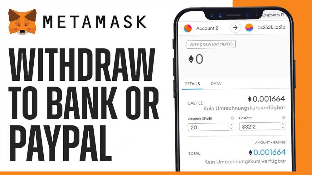 Withdrawal Methods available on Metamask: