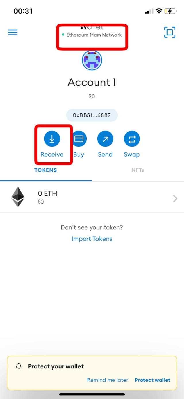 Step 6: Confirm the token import