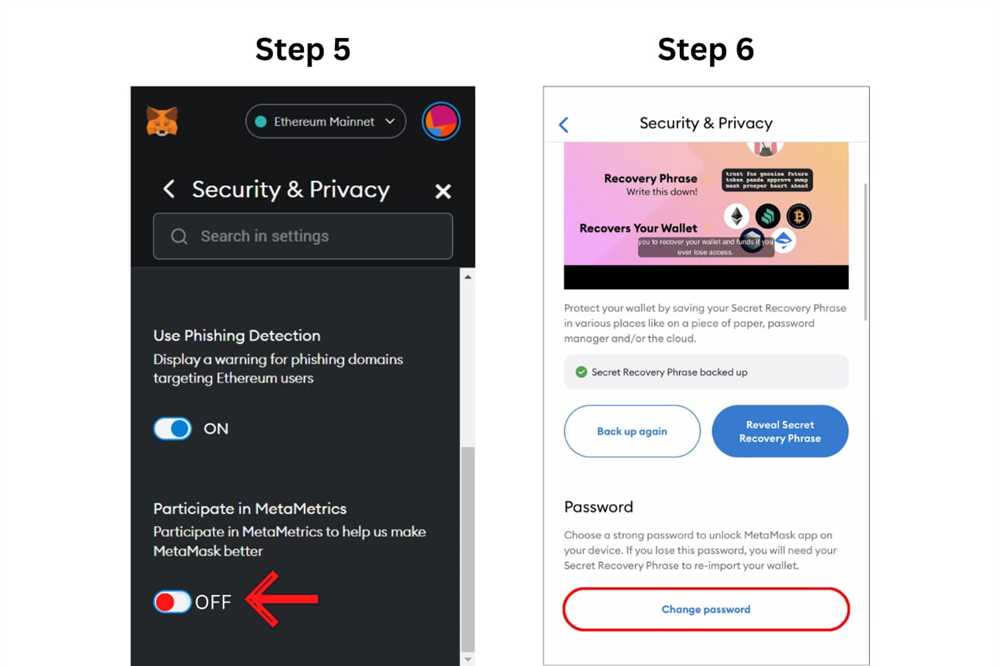 Best practices for managing and protecting your Metamask private key string