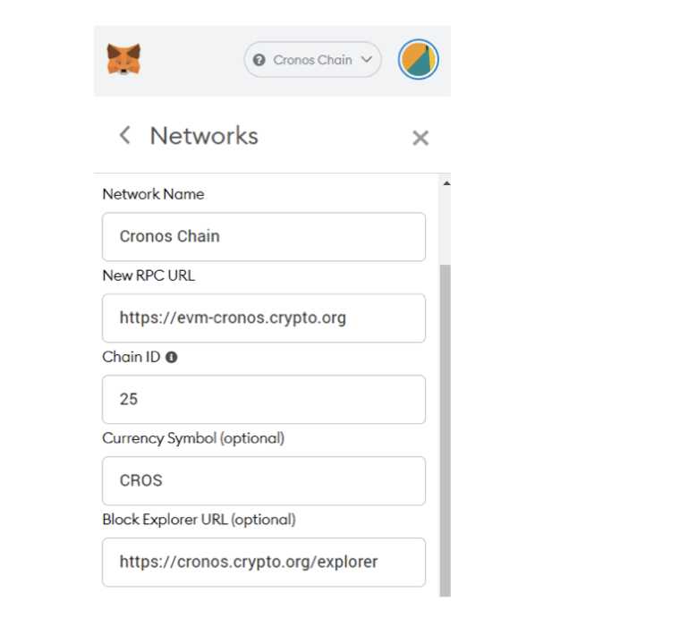 Getting Started with Metamask on Cronos