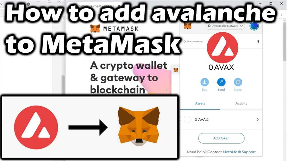 Step 4: Add Avax to Metamask