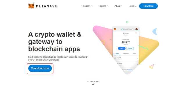 5. Connect Metamask to your browser