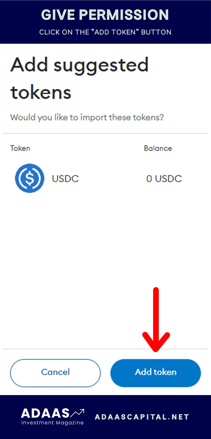 How to Find the USDC Contract Address in MetaMask