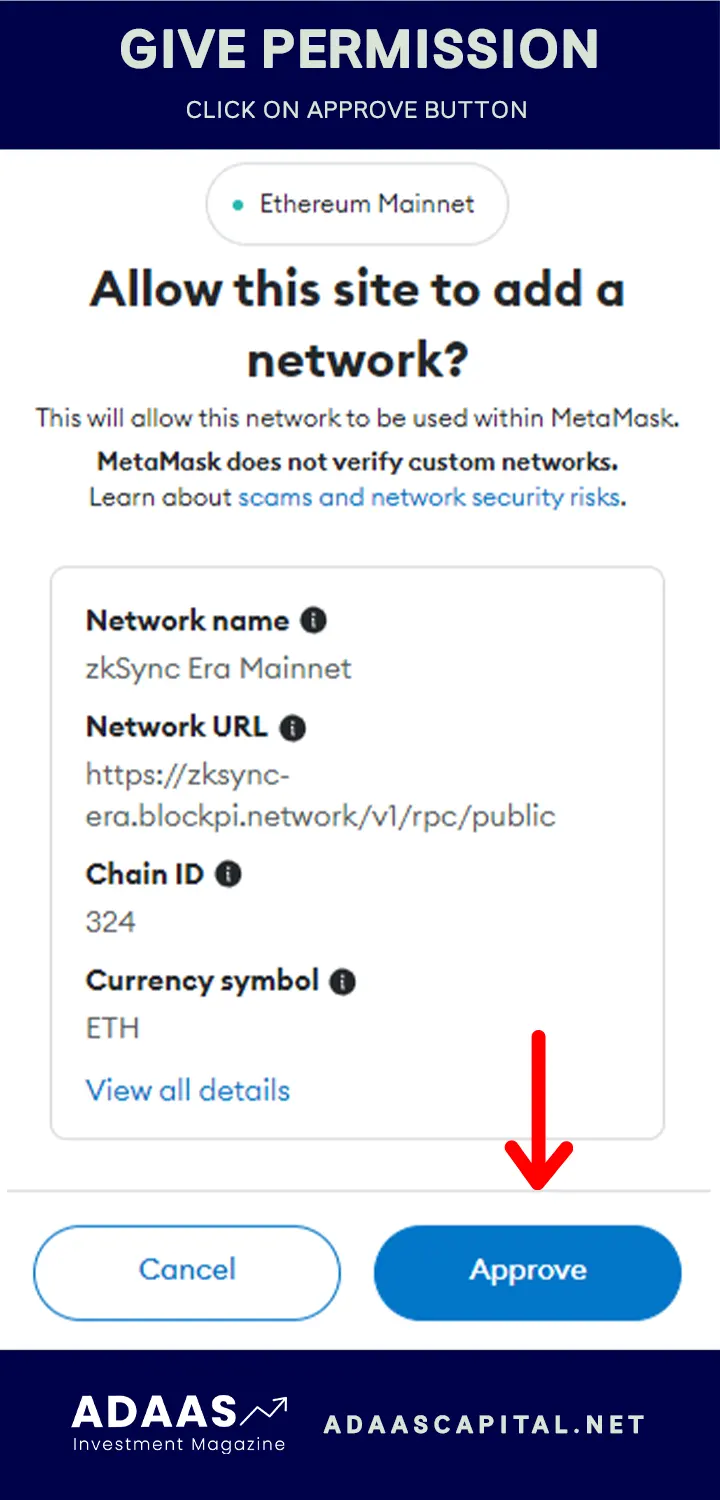 Managing Metamask Network List