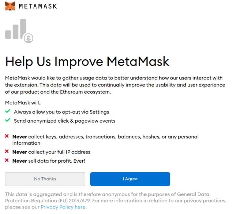 Regularly Update Metamask and Your Browser