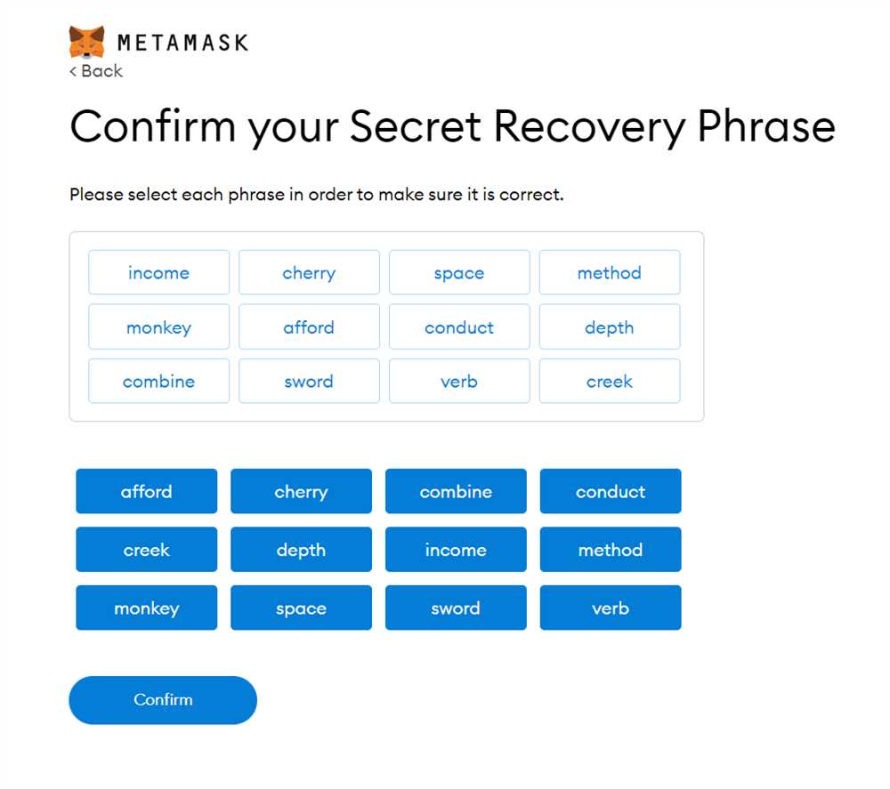 Best Practices for Securely Storing Your Metamask Mnemonic Phrase