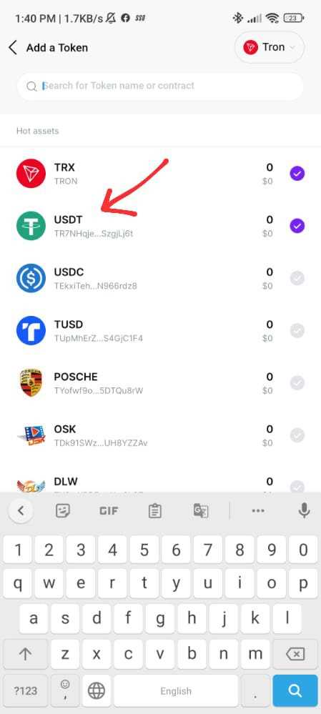 Setting Up Your TRC20 Wallet