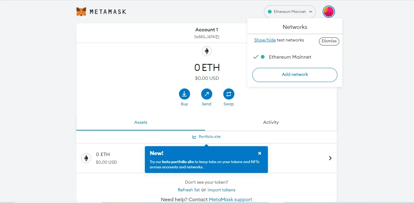 Install and Configure Metamask