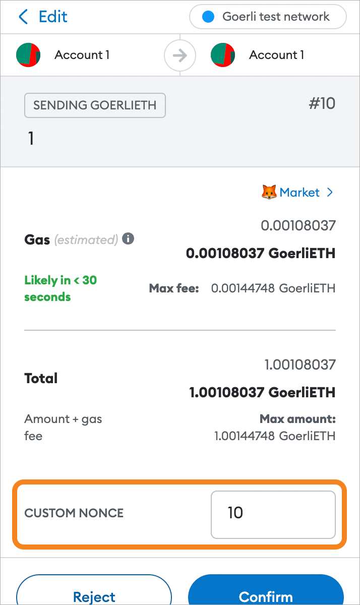 Cancel the Pending Transaction in Metamask
