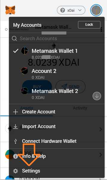 2. Verify that Metamask is installed and enabled
