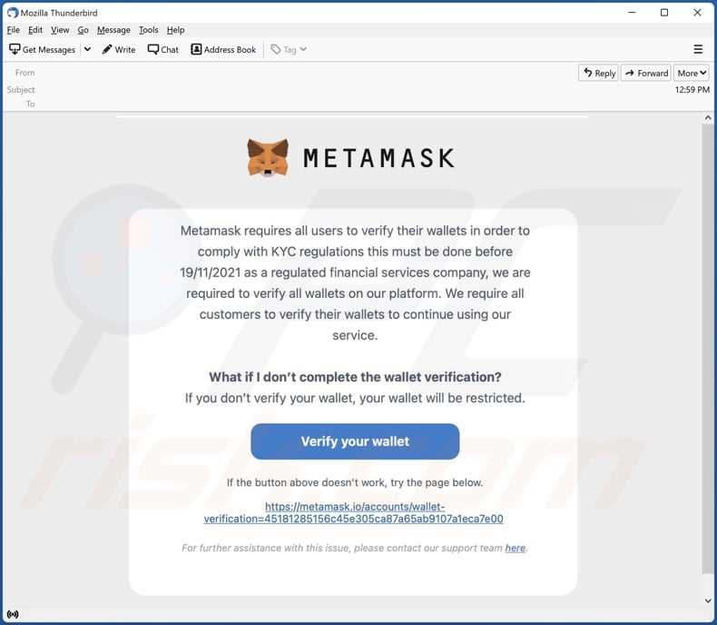 Metamask Authentication for Better Protection