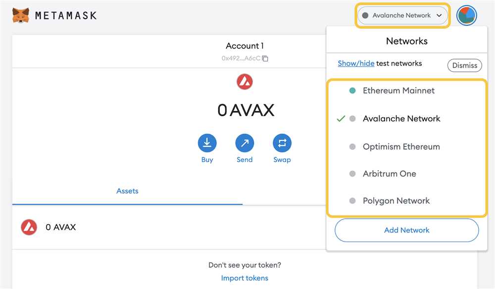 Step-by-Step Guide: Add AVAX to Metamask