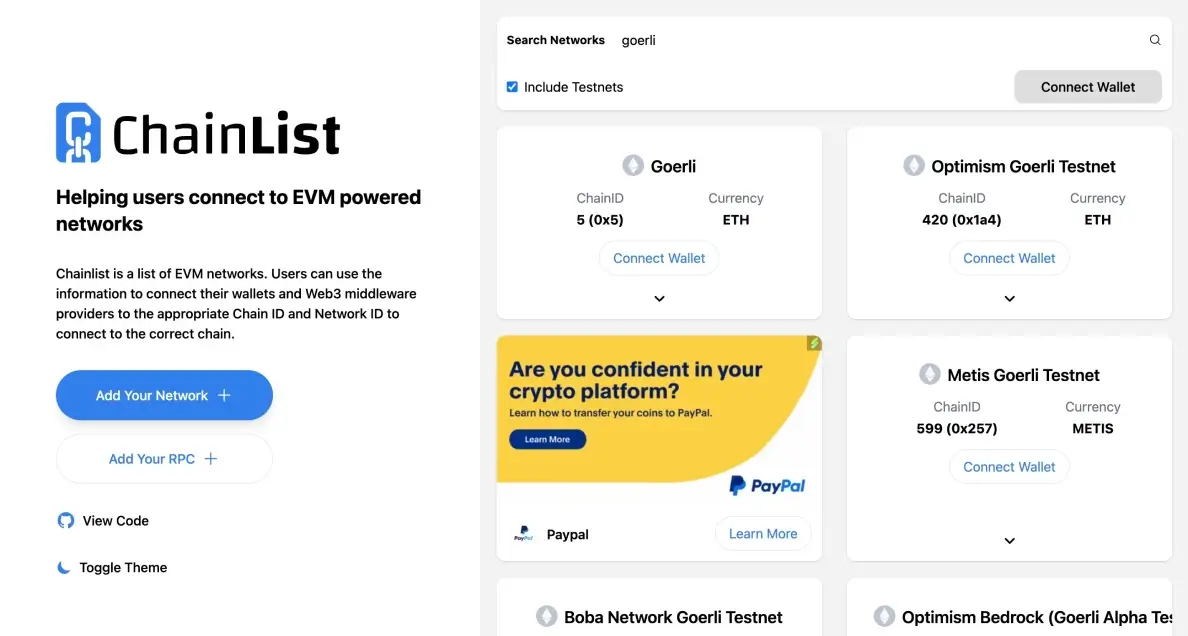 Step-by-step guide on how to add Goerli to MetaMask