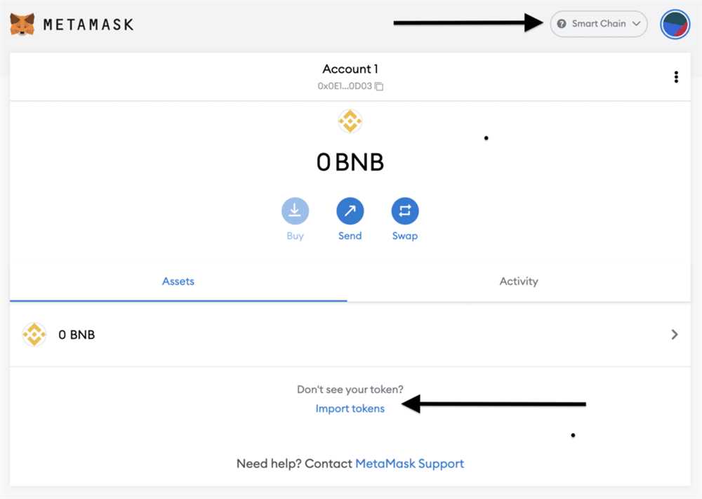 2. Install the Metamask extension