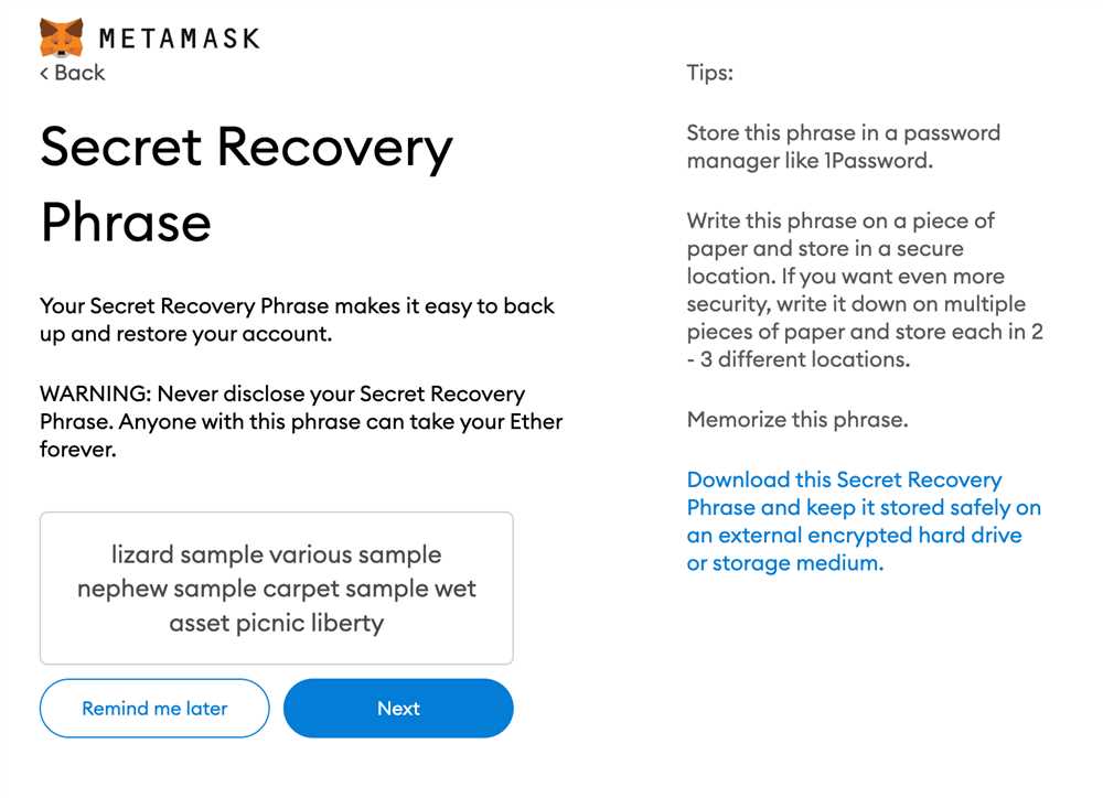 What to Do If You Lose Your Metamask Recovery Phrase