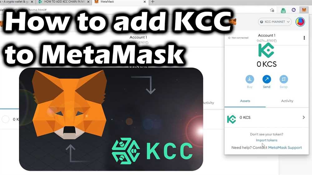 Integration of KCC Network with Metamask