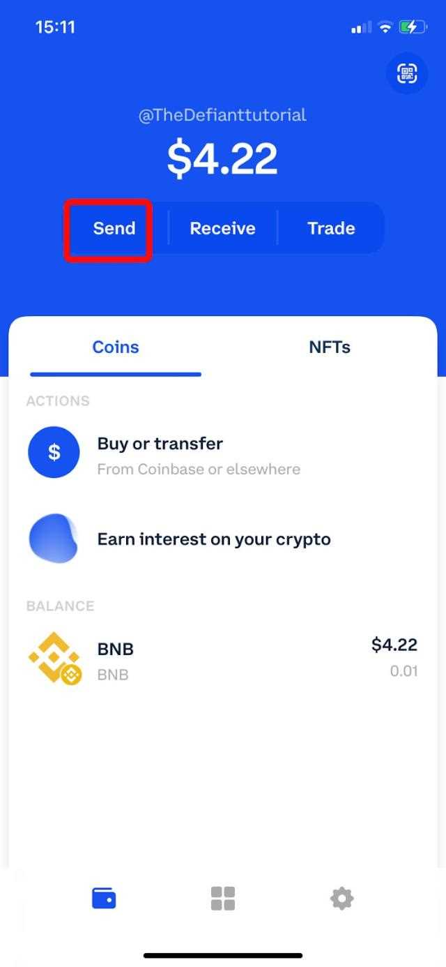 Connecting Coinbase Wallet